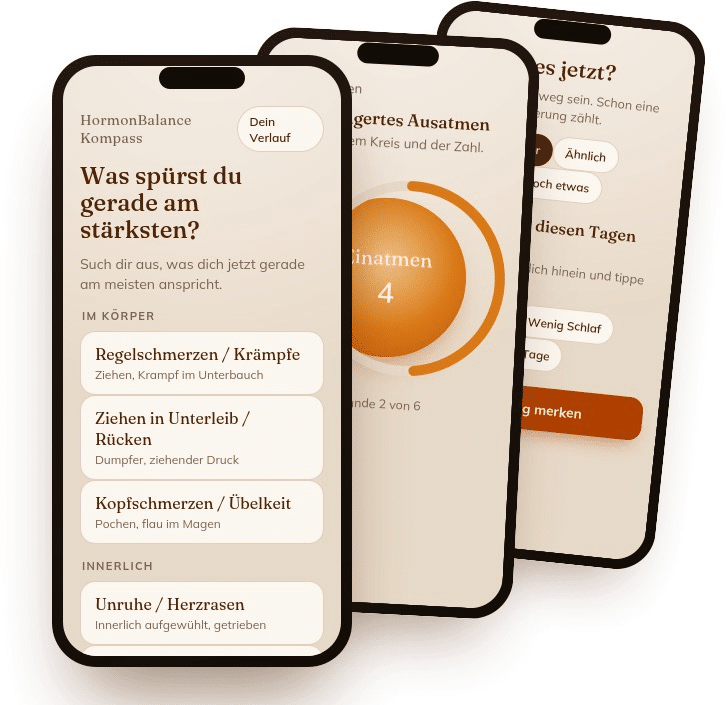 Erste-Hilfe-Tasche App – Soforthilfe bei Regelschmerzen und Zyklusbeschwerden